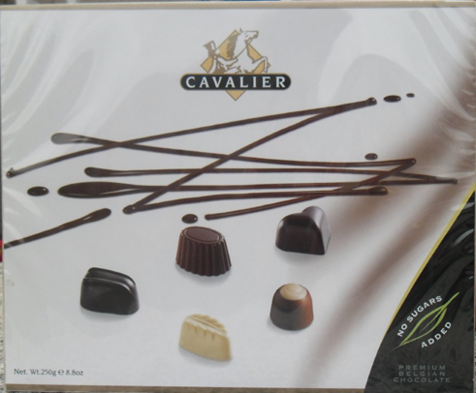 Boite de chocolats belges - assortiment Les Pralinés belges, 100g